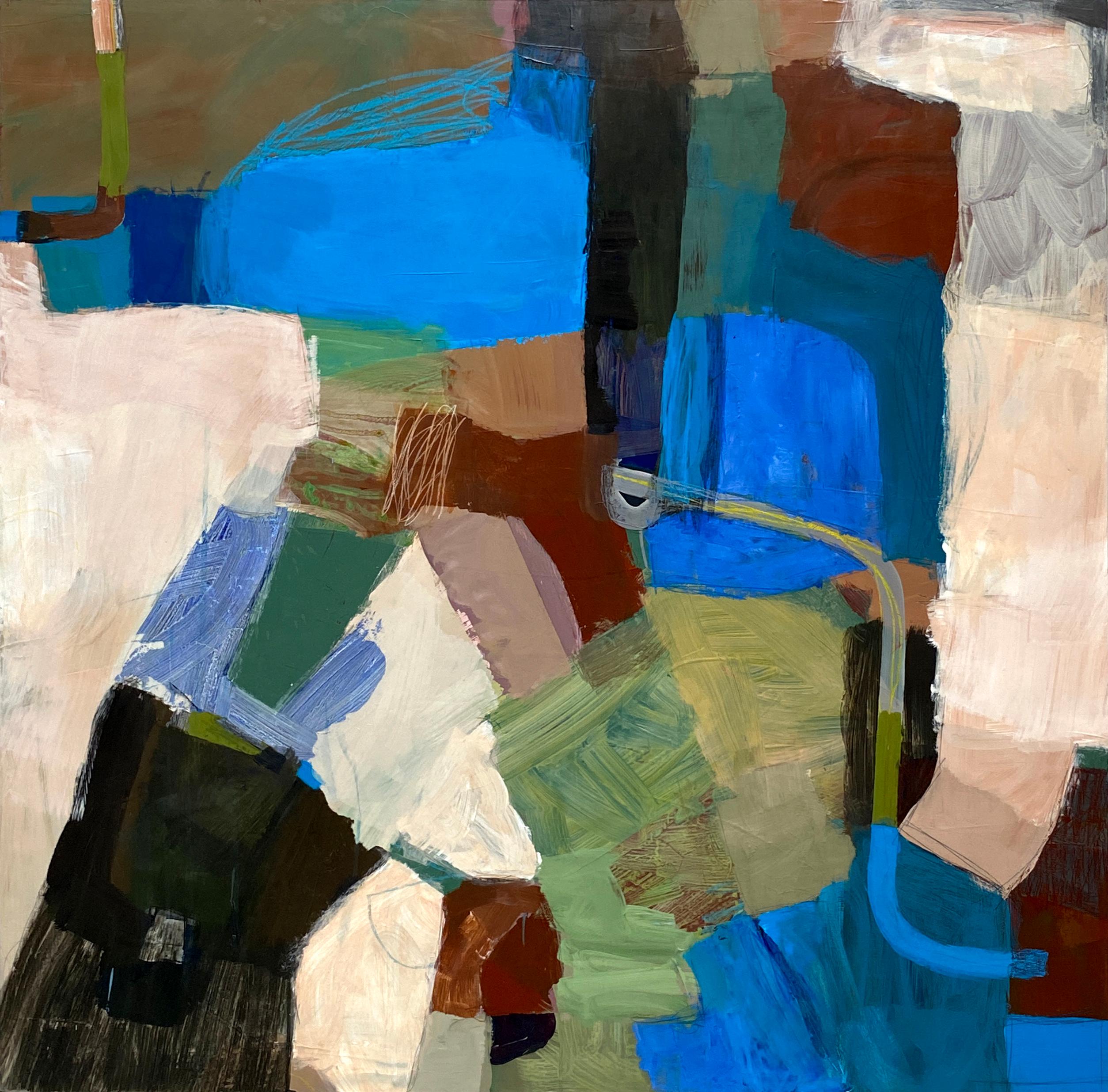 Terri Froelich Abstract Painting – Abschrecken