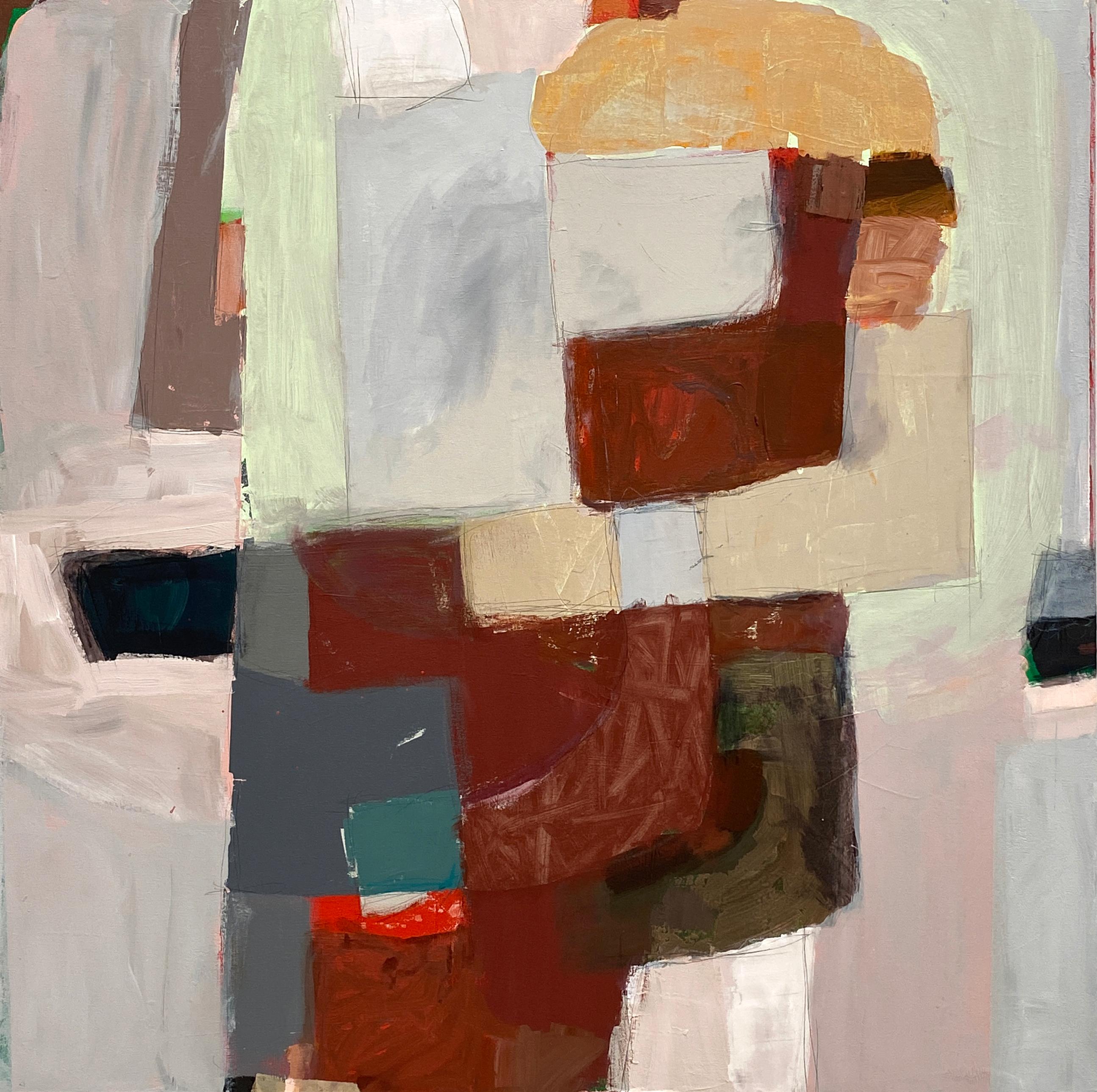 Terri Froelich Abstract Painting - Talking in my Sleep