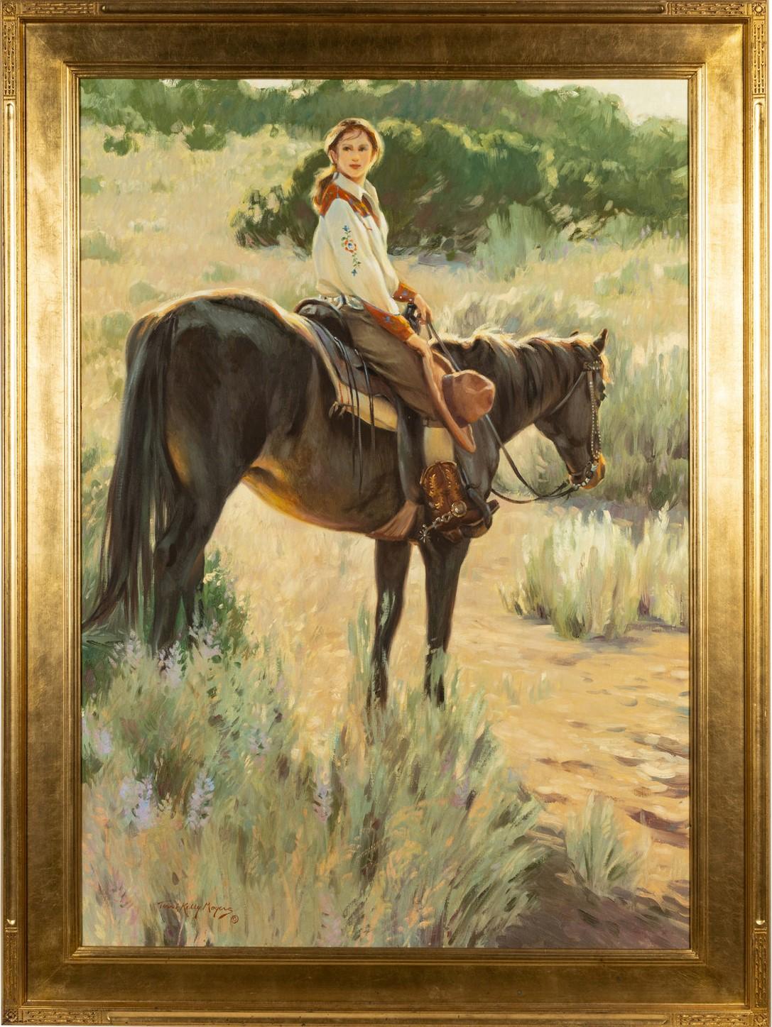 Après-midi en or - Painting de Terri Kelly Moyers