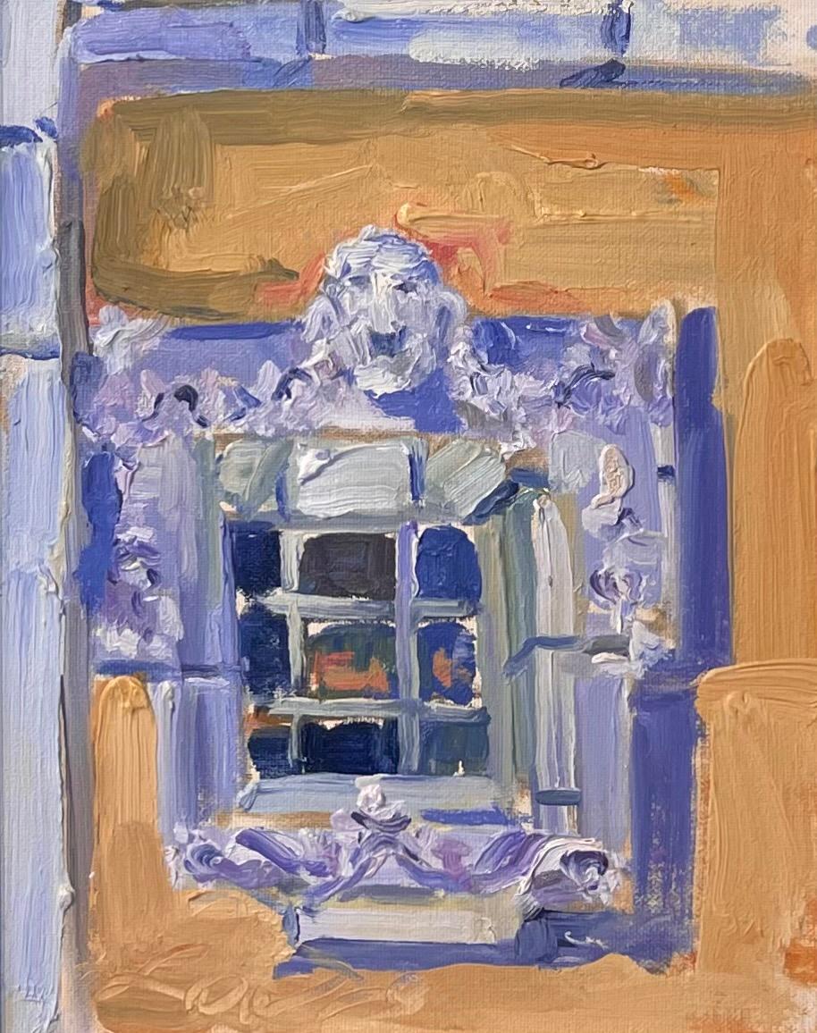"Pittura a olio "Vista dall'alto
