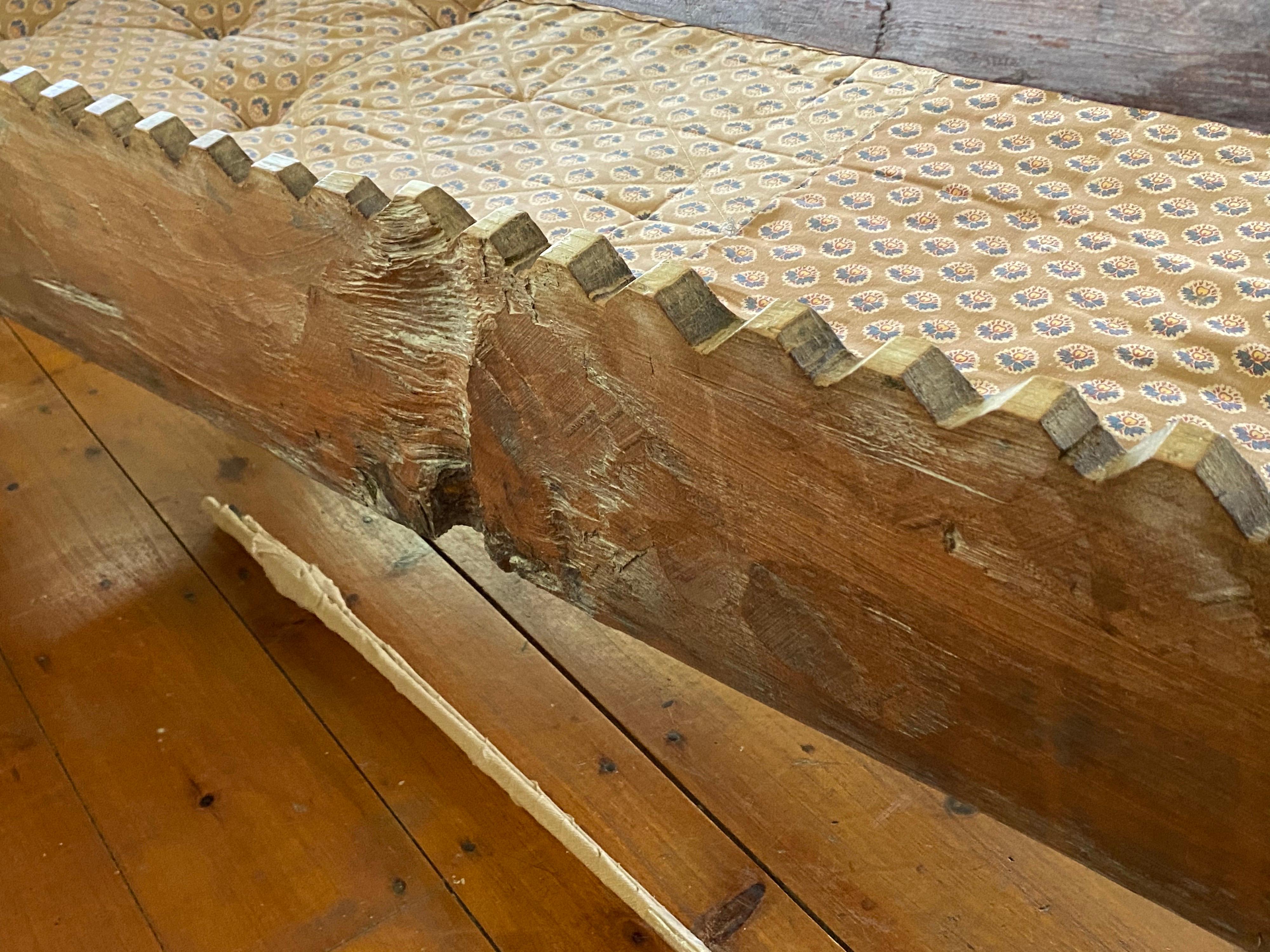 Terrific Extra Long Rustic Bench 6