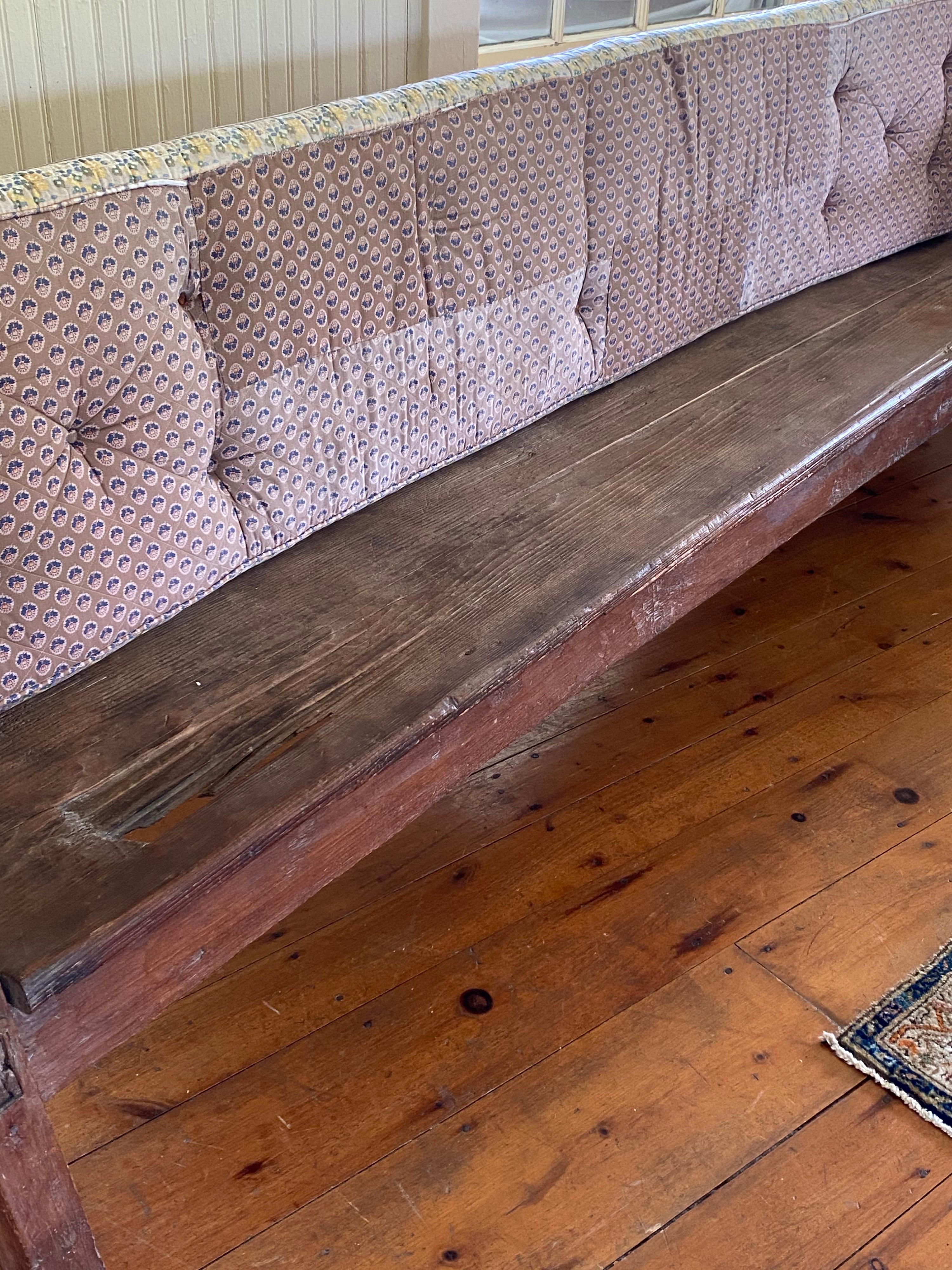 Terrific Extra Long Rustic Bench 10