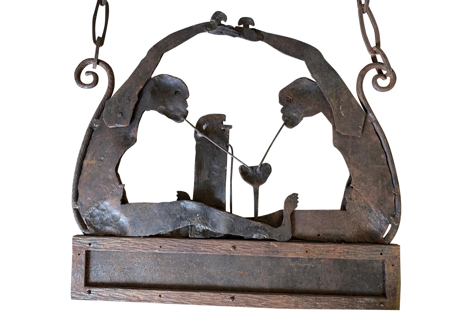 Superbe enseigne de bar française du début du 20e siècle en vente 2