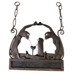 Terrific French Early 20th Century Bar Sign Terrific French Early 20th Century Bar Sign