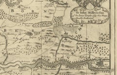 Moses Pitt's 17th-Century Map of Frankfurt, Circa 1690