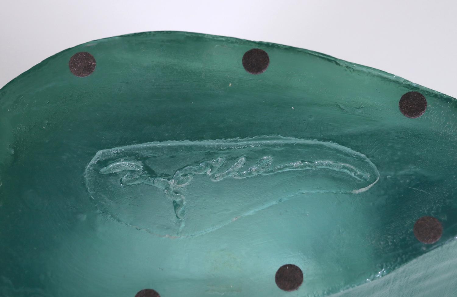 Terry Balle Resin Aqua Sculpture Vase For Sale 4