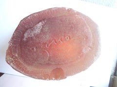 Grand vase/sculpture en Studio Acrylique/résine de Terry Balle, Signé