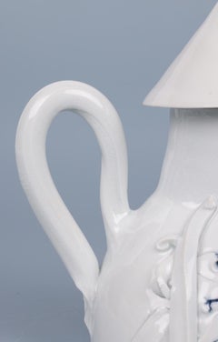 Terry Bell-Hughes Studio Pottery Porcelain Elephant Teapot