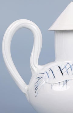 Terry Bell-Hughes Studio Pottery Porcelain Fish Teapot