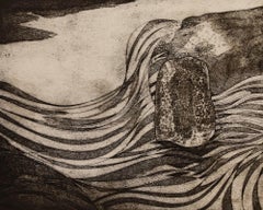 Terry Buchanan - 1997 Collagraph, The Rock