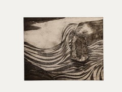 Terry Buchanan - 1997 Collagraph, The Rock