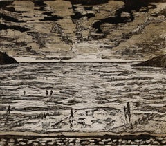 Terry Buchanan - 1998 Etching, Beach Memories