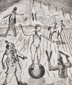 Vintage Terry Buchanan (b.1938) - 1997 Drypoint, Cirque