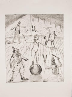 Terry Buchanan (b.1938) - 1997 Drypoint, Cirque II