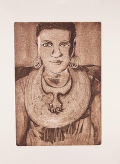 Terry Buchanan (geb. 1938) - 1998 Collagraphie, Afrika
