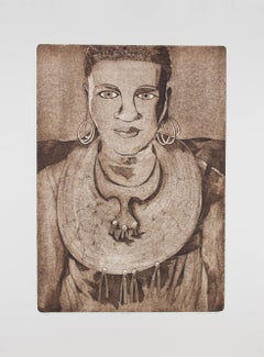 Terry Buchanan (n.1938) - 1998 Colagrafo, África II