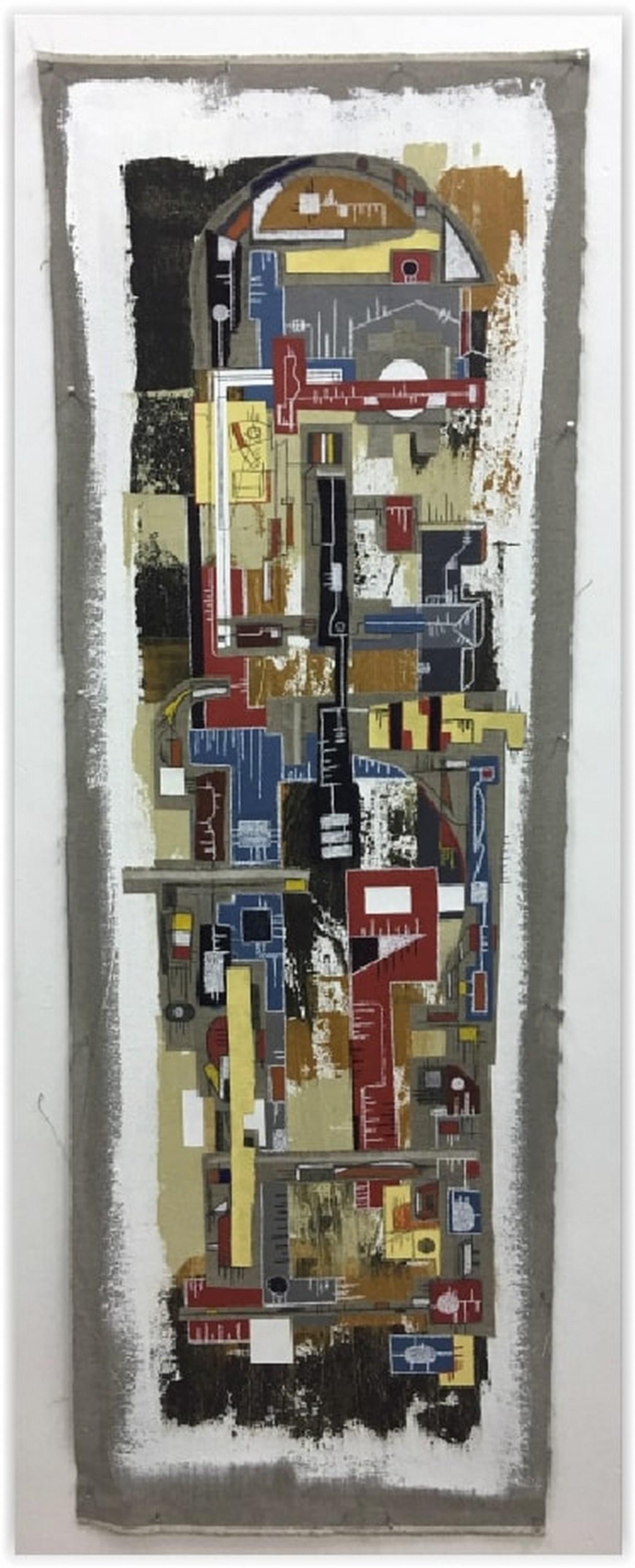 Kinetic Abstraction #4 - Mixed Media Art by Terry Dixon