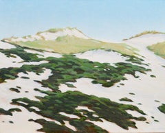 “Dunes in Napeague” landscape oil painting, Montauk stretch, Long Island beach