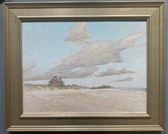 "Kennedy House, Herbst" Ölgemälde, Kilkare Beach House, Wainscott NY, Hamptons