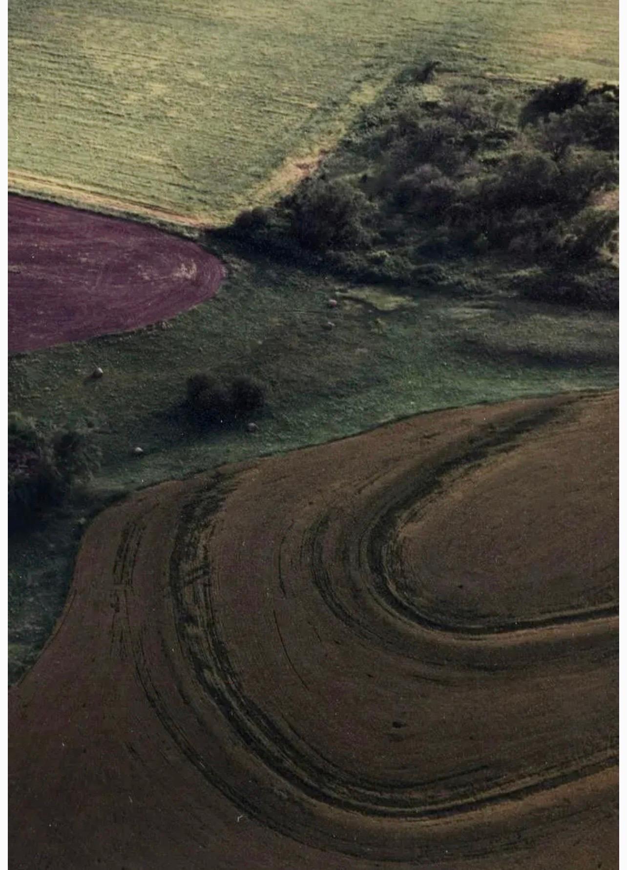 Photographie de paysage vintage en couleur abstraite à grande échelle en forme de C de Terry Evans en vente 8