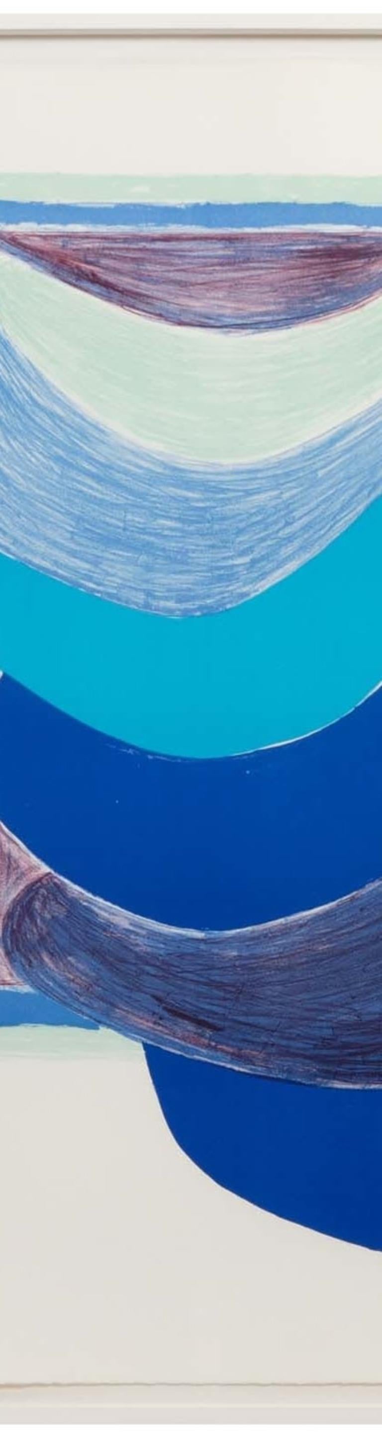 Terry Frost, blaue Hängeformen (20. Jahrhundert) im Angebot