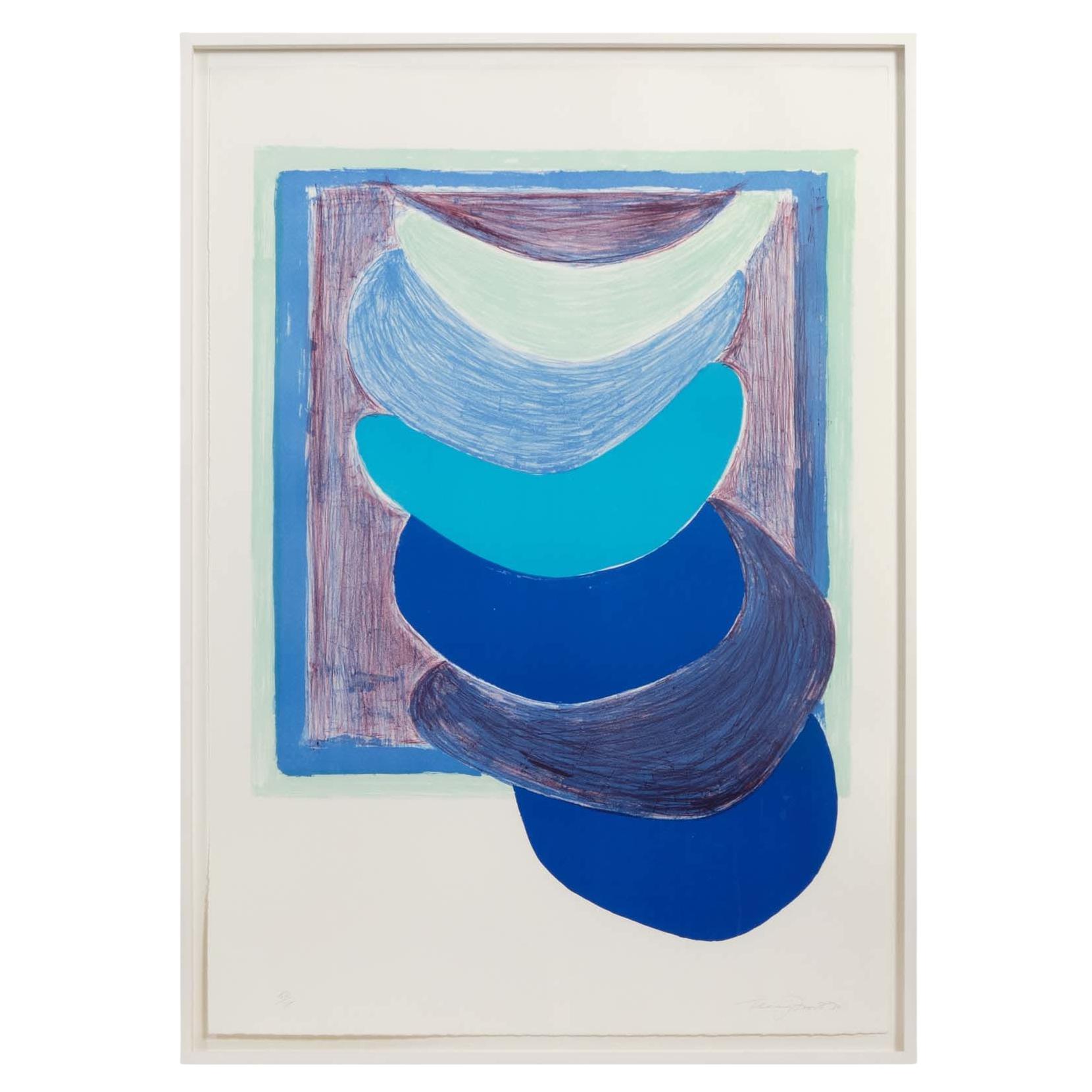 Terry Frost, blaue Hängeformen