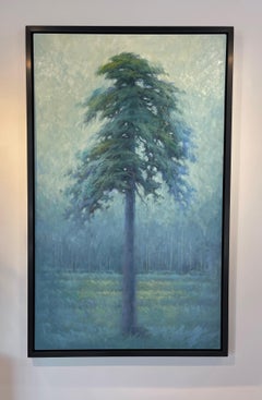«Big Lonely Doug» - Pintura al óleo original de un paisaje sobre lienzo