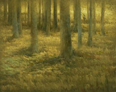 "Forest of Gold" - Original Oil Landscape Painting on Canvas