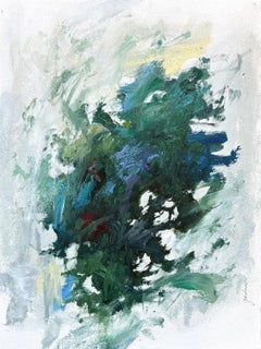 "Fractal One" (2024) di Terry Gardner, Pittura ad olio astratta originale