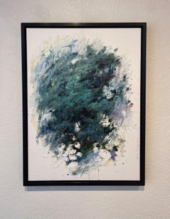 "Fractality Alive" - Abstract Oil Painting on Arches Paper