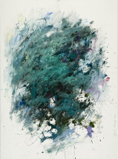 "Fractality Alive" - Abstract Oil Painting on Arches Paper