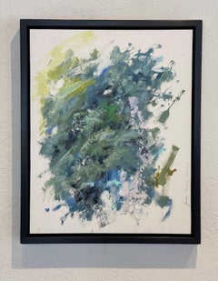 "Fractality Juniper Berries" - Abstract Oil Painting on Arches Paper