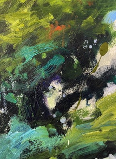 "Fractality Shrine Pass" - Abstract Oil Painting on Arches Paper