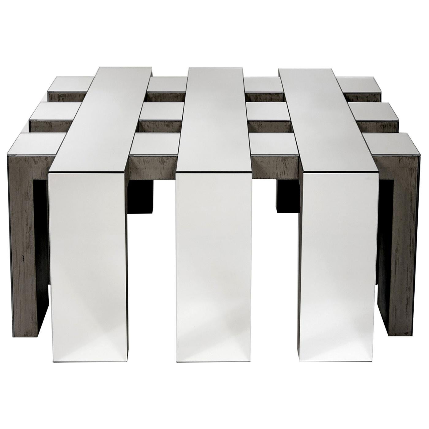 Terry Glace Mirror Coffee Table by Giannella Ventura