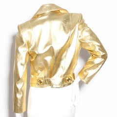 Terry Gold Moto Jacket