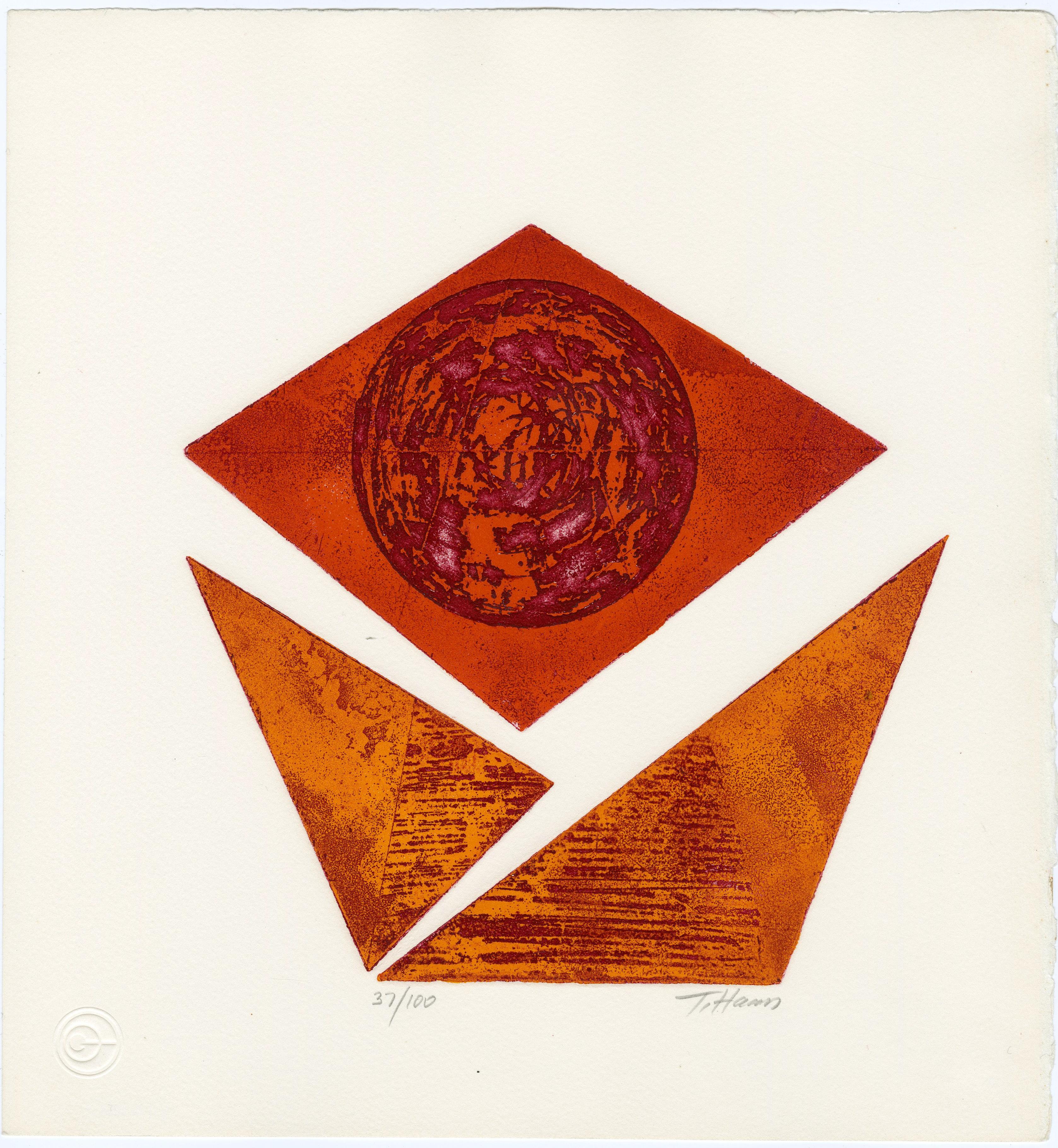 Terry Haass Abstract Print – Unbetitelt (Platte 3)