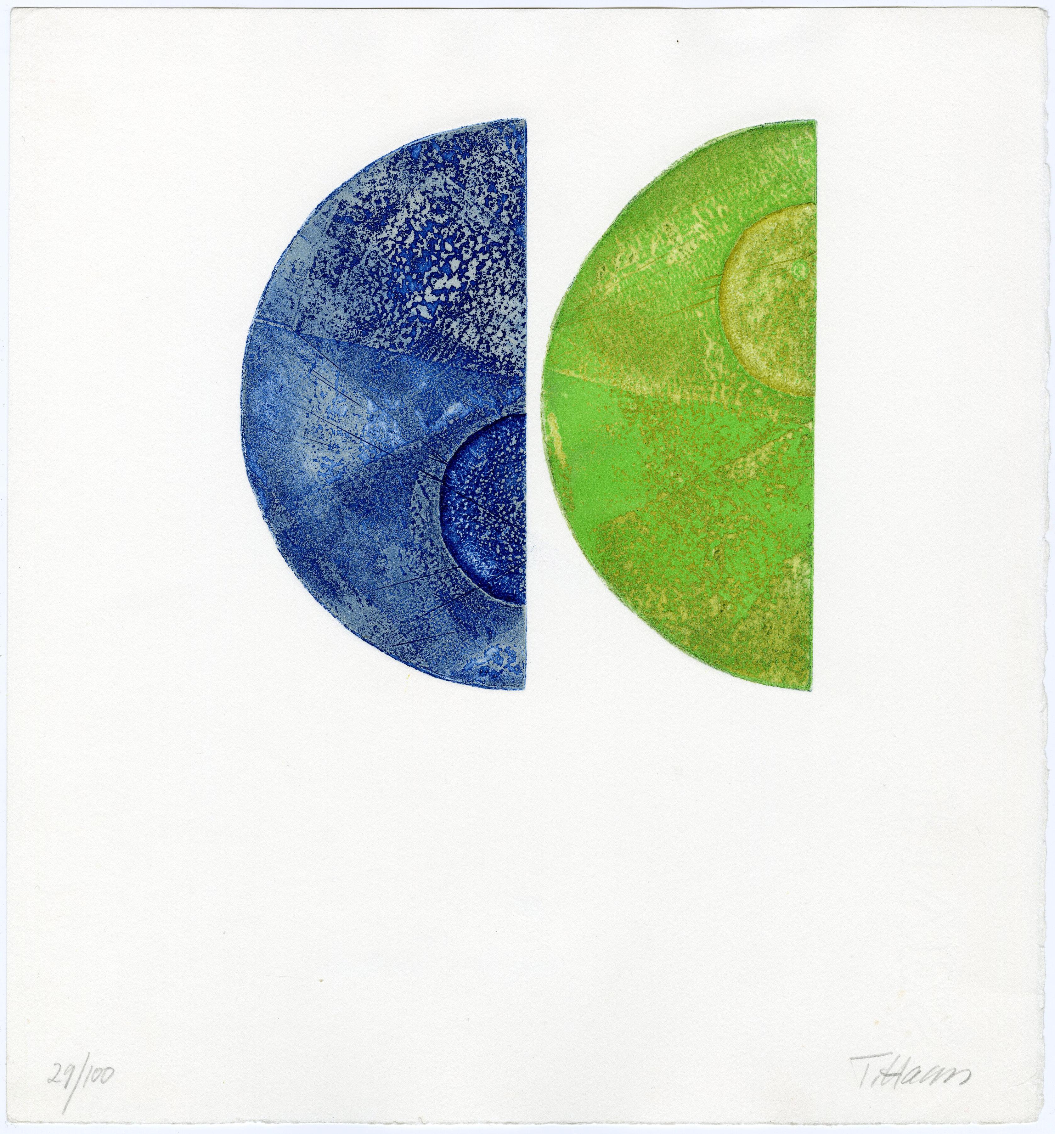 Terry Haass Abstract Print - Untitled (Plate 4)