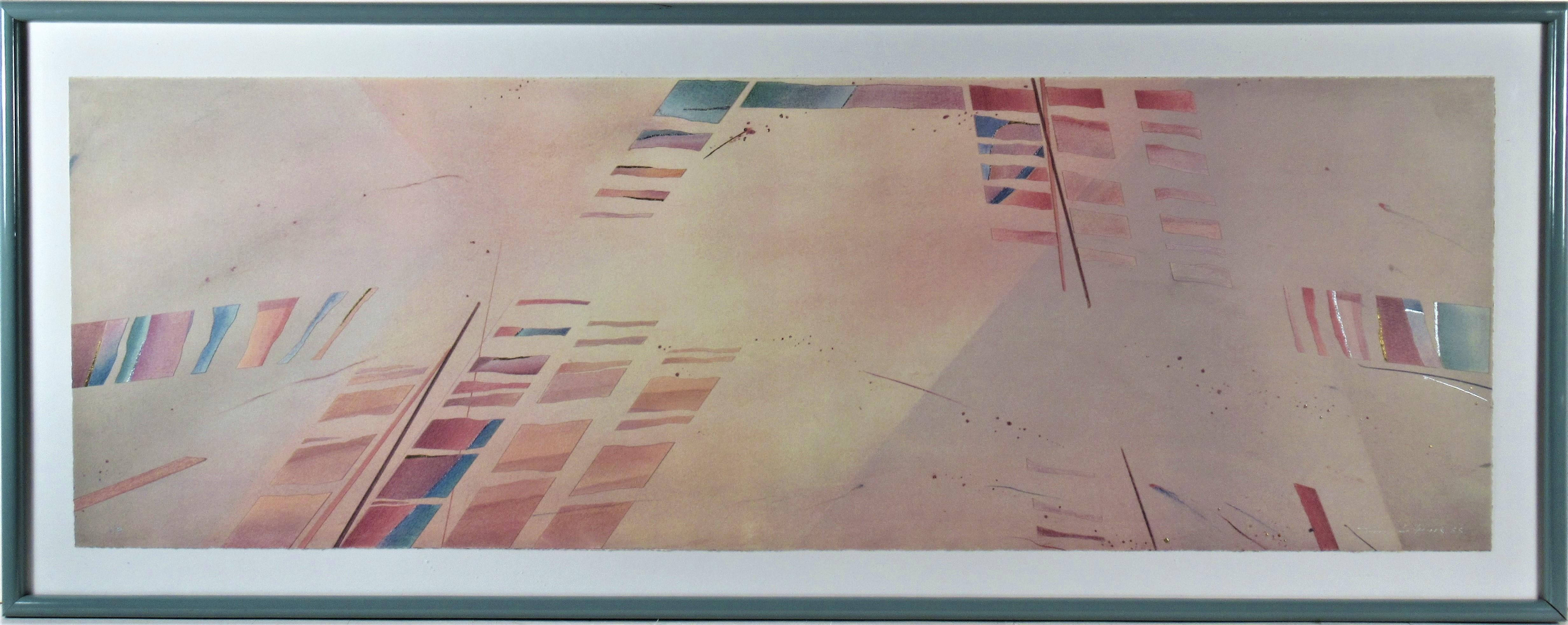 Terry Leftrook Abstract Print - Untitled 