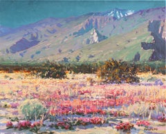 'Winter, Palm Desert', California Art Club, Palm Springs Oil, Laguna Plein Air 