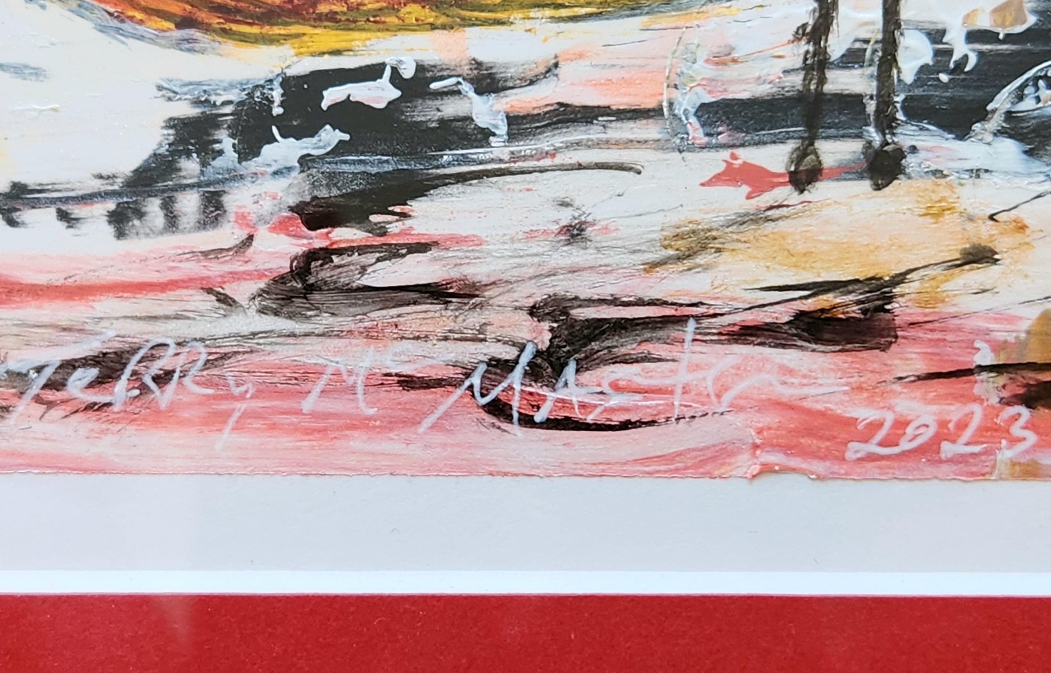 Pintura en técnica mixta -- El Señor de los Animales en venta 1