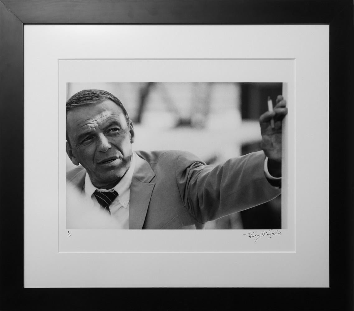 Black and white photograph of American singer and actor Frank Sinatra on set during the making of ‘The Lady in Cement’ in Miami, 1968. Limited Edition 10/50.
Black and white. 20