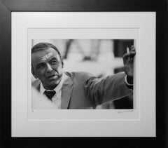 Terry O' Neill Black and White Photograph of Frank Sinatra in Miami, 1968