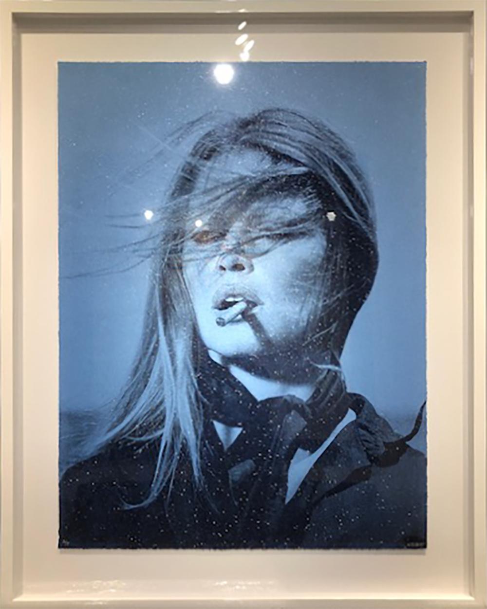 Hand-signed by K E I K O
In collaboration with photographer Terry O'Neill
Hand-pulled silk screen on cotton rag paper, Diamond Dusted
Limited Edition of 15

Brigitte Bardot Cigar strikes a chord with most recognized screenprints from warhols