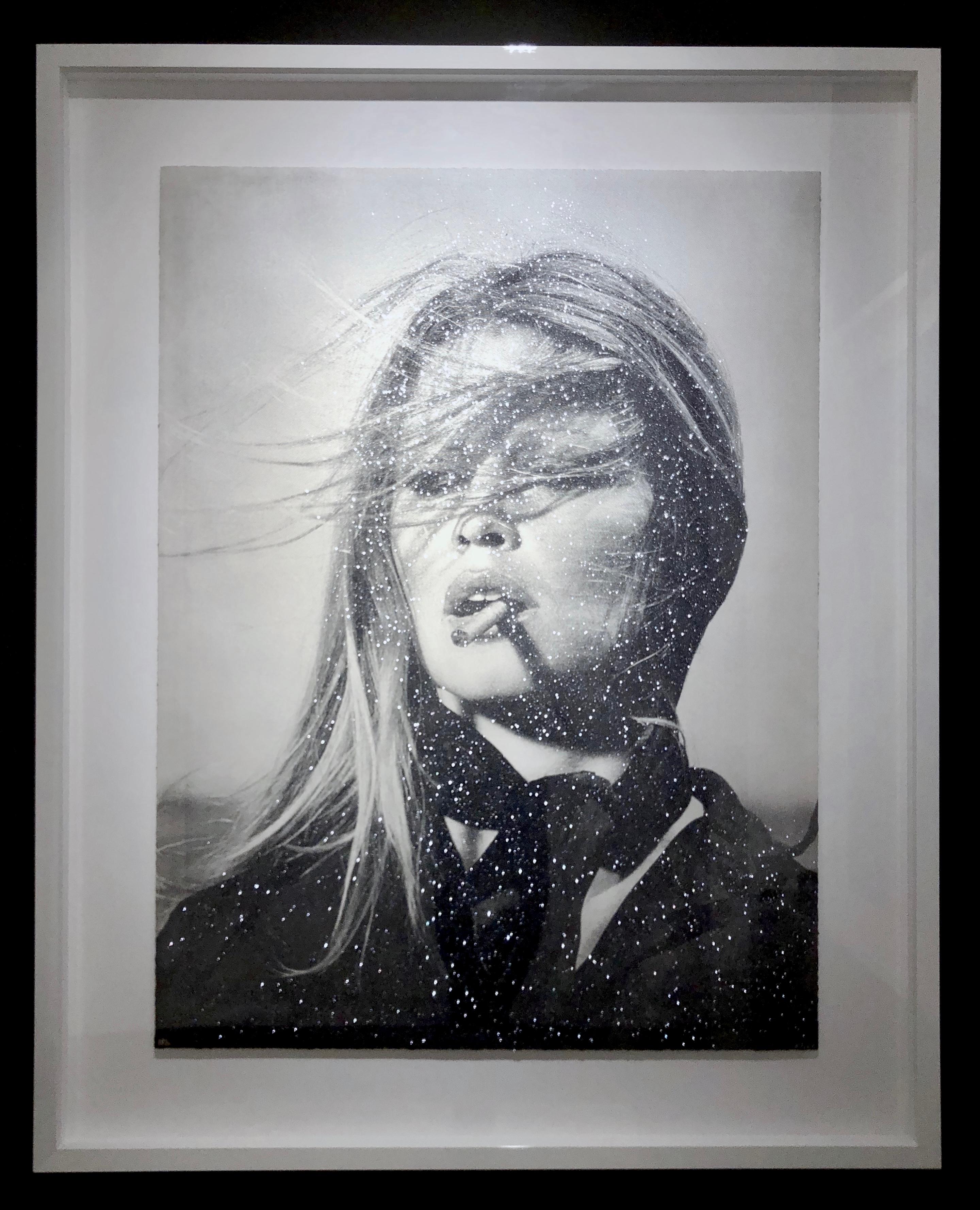 Terry O'Neill & Keiko Noah Portrait Print - Bardot, Noir et Blanc 