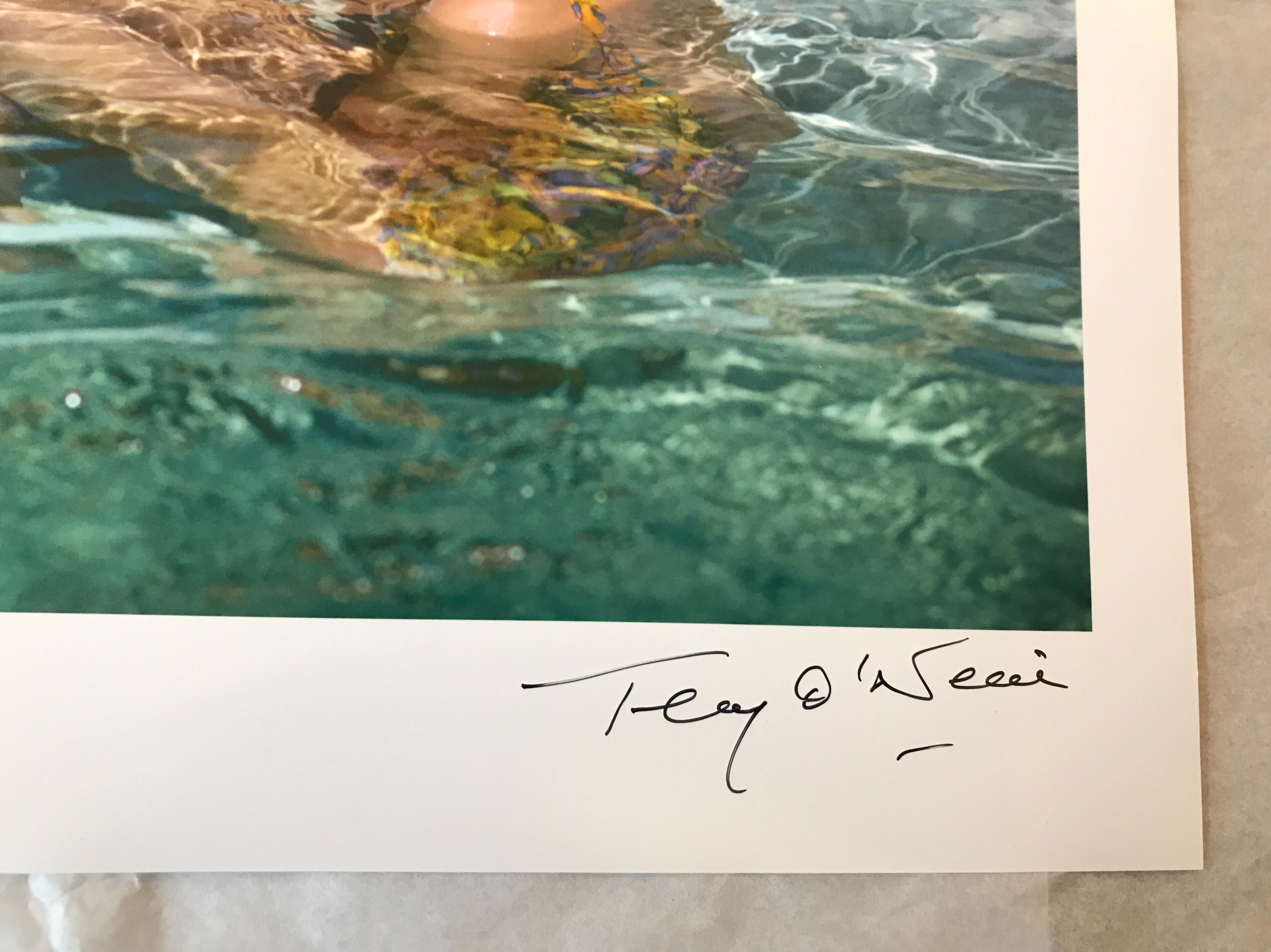 ‘ Audrey Hepburn Swims ‘ Terry O’Neill signed limited edition  - Photograph by Terry O'Neill
