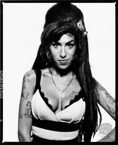 Amy Winehouse, London, 2008 by Terry O'Neill, signed and numbered edition of 50.