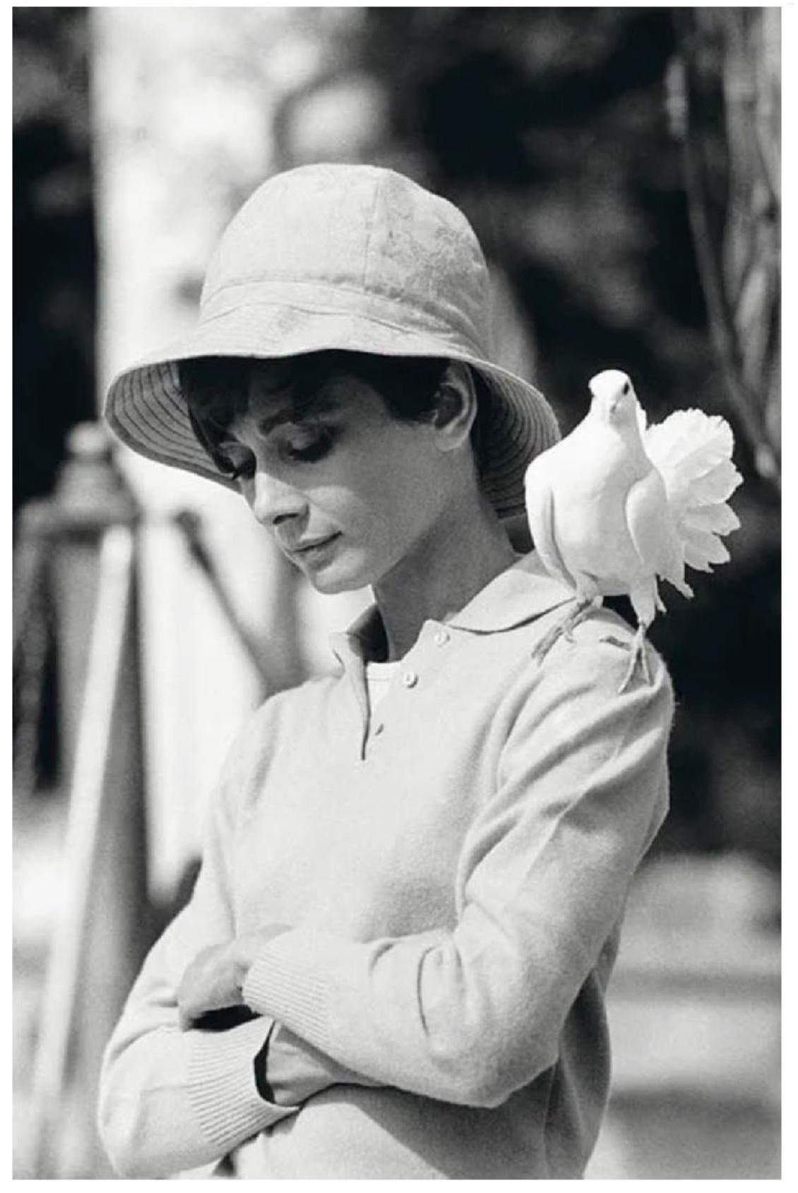 Audrey Hepburn b/w Fotografie LIFETIME Siebdruck Silbergelatine mit Siebdruck im Angebot 3