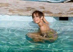 Vintage Audrey Hepburn in Pool