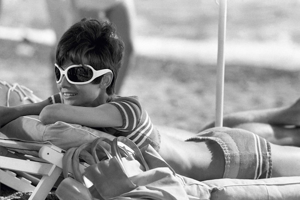 Terry O'Neill Figurative Photograph - Audrey Hepburn in St Tropez