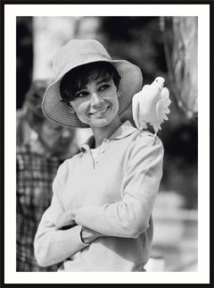 Audrey Hepburn with Dove (Signed)
